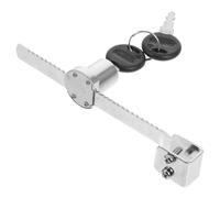 OHPHCALL Cerradura Deslizante para Puerta Interior de Vitrina de Cristal y Frigorífico, Acero Inoxidable, Seguridad Mejorada y Fácil para Supermercados y Restaurantes