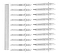 OHPHCALL Clavos de Doble Cabeza sin Costuras para Zócalo, 101 Piezas Acero, Juego de Uñas Invisibles con Tornillo de Palanca, Clavos sin Marcas para Madera y Concreto, Fijación Segura