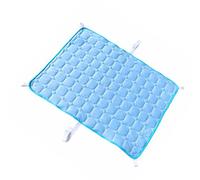 OHPHCALL Colchoneta Refrescante para Perros y Gatos, Ligera y Resistente, de Tela Azul Rectangular, Adecuado Verano en Casa y Descanso