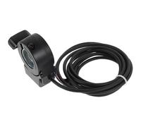 OHPHCALL Controlador de Velocidad de Pulgar para Bicicleta Eléctrica y Scooter, Manillar Izquierdo de Plástico Negro Fácil y Aplicación Multivehículo