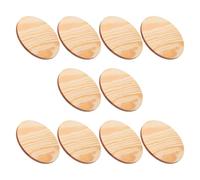 OHPHCALL de Discos de Madera Redondos Duraderos Capacidad de Carga sin Terminar 10 Piezas Ideales como Espaciadores Manualidades para Creación Artística