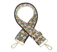 OHPHCALL de Hombro Ajustable Tejido Jacquard para Bolso Estilo Étnico Ancha y Gruesa de Poliéster y Algodón, Repuesto Decorativo y Resistente para Bolso Cruzado Mujer