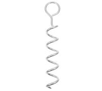 OHPHCALL Estaca de Amarre para Perros de Hierro Forma Espiral, Resistente y Profunda para Camping y Césped, Anclaje Firme para Uso en Exteriores y Senderismo