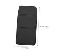OHPHCALL Estuche Bolígrafos de Cuero Grueso Doble Organizador Portátil Resistente para y Enfermeros Protector de Bolsillo para Suministros Médicos