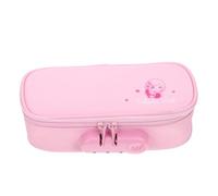 OHPHCALL Estuche Escolar Gran Capacidad con Candado de Código Bolso Portátil de Oxford para Estudiantes Organizador de Bolígrafos y Lápices Pouch de Mano Resistente y Fácil de Transportar