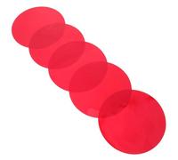 OHPHCALL Filtros de Gel para iluminación, película de luz de Gel Transparente en Pack de 5, diseño Simple en Pet para Uso en decoración Interior y áreas de Comedor
