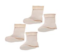 OHPHCALL Forros Cálidos para Botas Mujer, Calcetines Térmicos de Algodón Vellón, M 39, 2 Pares, 20 CM Alto, Adecuados para Trekking y Ciclismo en Condiciones Húmedas y Frías