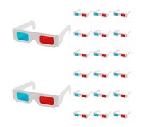 OHPHCALL Gafas 3d Marco Resistente Ligeras y Reutilizables 20 de Papel y Plástico y Visual en Películas para Cine y para