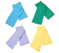 OHPHCALL Guantes de Protección Solar y Fáciles de Limpiar para Actividades al Aire Libre Diseño de Dedo Resistentes a Rayos Ultravioleta Material Modal, 4 Pares para Mujer