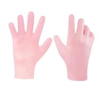 OHPHCALL Guantes Hidratantes para Mujer Exfoliación y Reparación, Material Sebs Rosa para Cuidado Nocturno de Tejido Seco y Agrietado en Manos y Palmas