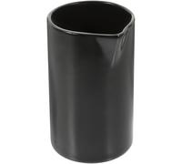 OHPHCALL Jarra de Leche Cerámica Pequeña Mate Negra 150 Ml Boquilla Afilada para Café y Crema, Dispensador Doméstico Funcional para Salsa y Aperitivos en Hogar y Restaurante