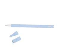 OHPHCALL Juego de 3 Fundas Protectoras de Silicona Azul para Lápiz Óptico, Cubiertas Redondas Anti-pérdida y Anti-rayaduras para Pencil Segunda Generación