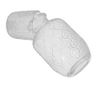 OHPHCALL Juego de Jarra de Vidrio Girasol 600 Ml y Vaso de 160 Ml para Mesita de Noche, Garrafa Reutilizable para Agua Fría y Caliente, Botella Decorativa para Servir Bebidas