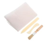 OHPHCALL Kit de Encuadernación de Libros Tela para Restauración de Textos Antiguos, Incluye Cepillo y Papel para Encuadernar, Suministros para Reparación y Manualidades de Color Aleatorio