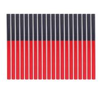 OHPHCALL Lápices de carpintería hexagonales bicolor rojo y azul, doble punta, 20 unidades, para marcar planos y propuestas, oficina
