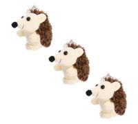 OHPHCALL Llavero de Peluche de Erizo Adorable para Niñas, Diseño Portátil de Felpa Suave, Colgante Creativo para Bolso o Mochila en Año