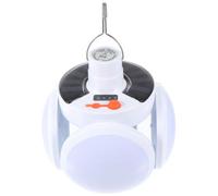 OHPHCALL Luz Solar de Emergencia para Exteriores Recargable USB Batería 2400mah Lámpara LED Multiusos para Camping y Barbacoa Ligera y Resistente