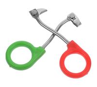 OHPHCALL Mango de Plástico Cortador Triangular 2 Piezas para Anillos de Árboles Hoja de Acero Inoxidable Herramienta Práctica para Podar Ramas en Huertos y Plantaciones