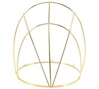 OHPHCALL Marco de Metal Dorado Práctico y Fácil de Usar para Tocado Tradicional Chino Adecuado para Accesorios de Pelo en Bodas y Fiestas