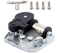OHPHCALL Mecanismo de Reloj para Caja Musical DIY Pequeño, Movimiento Musical de Cuerda Melodía de 3-4 Minutos, Piezas de Abs y Hierro para Reparación y Accesorios de Cajas Musicales