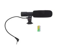 OHPHCALL Micrófono para Cámara DSLR y Teléfono, Accesorio Profesional Conector de 3.5mm, Material ABC, Adecuado para Fotografía E Entrevistas, Fácil de Usar y Operar