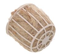 OHPHCALL Nido para Pájaros de Jaula Lecho de Anidación de Mezcla de Fibras de Yute Cuenco de Cría para Loros y Canarios Accesorio Natural para Estimular Aves y Mejorar Bienestar