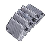 OHPHCALL Panel Reflector Retrorreflectante Cuadrado para Sensores Fotoeléctricos, 5 Piezas en Abs y Acrílico, Alta Reflectividad y Versatilidad para Vehículos y Uso Exterior