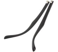 OHPHCALL Patillas de Repuesto para Gafas 1 Par Negro Doble y Plano 6,5 Mm Ancho, Accesorios de Reparación para Lentes de Sol y Anteojos, Piezas Prácticas para Reemplazo y Mantenimiento