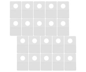 OHPHCALL Pestañas Adhesivas de Pvc Transparentes 300 Piezas, Ganchos Autoadhesivos Redondos para Colgar en Pared, Exhibición Minorista y Organización en Hogar y Cocina, Resistentes