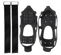 OHPHCALL Pinzas Antideslizantes para Zapatos de Escalada y Senderismo 24 Dientes de TPE y Poliéster, Ligeras y Cómodas para Uso en Hielo y Terreno Congelado