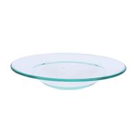 OHPHCALL Plato Calentador de Cera para Aceites Esenciales Transparente de 8 Cm, Accesorio para Quemador de Cera, Repuesto para Lámparas Aromáticas y Calentadores de Velas, Uso