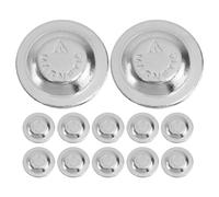 OHPHCALL Porta Credenciales Magnético 12 Unidades 17Mm Redondo Plateado, Imanes para Etiquetas de Nombre en Conferencias y Reuniones