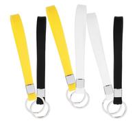 OHPHCALL Pulsera de Extensión para Llave de Silicona Cordón de Cuerda, 6 Piezas Fáciles de Llevar, Diseño Moderno y Detalles Finos para Uso Diario Color Color Aleatorio Varios estilos