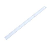 OHPHCALL Regla Recta de Dibujo Profesional, Herramienta de Regla Multifuncional, Aleación Metálica, 30cm, para Oficina y Estuche, Puede Usarse como Marcapáginas