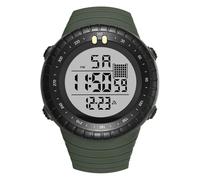OHPHCALL Reloj Electrónico Diseño Luminoso Deportivo para Hombre Resistente al Agua Multifunción en Color Verde y Materiales Duraderos Color Aleatorio para Deportes al Aire