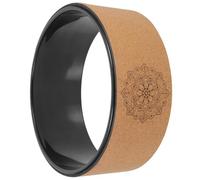 OHPHCALL Rueda de Yoga de Corcho Natural Antideslizante y Ergonómica para Estiramientos Postura y Fortalecimiento Espalda Unidad Clásica de Corcho