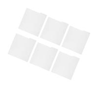 OHPHCALL Separadores de Discos de Vinilo en Espacios Separados de Armarios de Pp Blanco 6 Piezas para Almacenamiento y Organización Conveniente para Amantes Música