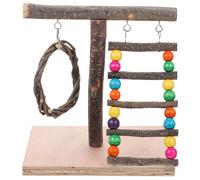 OHPHCALL Soporte de Entrenamiento para Loros Plataforma de Material Sintético, Perchero Decorativo para Escritorio Que Aumenta la Curiosidad en Aves