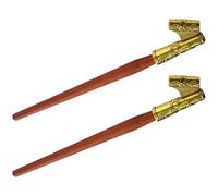 OHPHCALL Soporte para Plumillas de Caligrafía de Madera Retro, 2 Piezas, Versátil y Fácil de Limpiar, Adecuado para Practicar Caligrafía Clásica y Artística