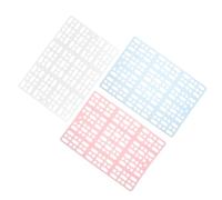 OHPHCALL Tapete Antifugas de Agua para Jaula de Conejos, Set de 3 Alfombrillas Rejilla Plástica, Base Ligera y Ventilada, Compatible Chinchillas y Cobayas, para Uso en Jaulas Interiores