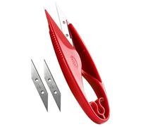 OHPHCALL Tijeras de Costura para Cortar Hilo y Tela Doble Filo de Acero Inoxidable Fáciles de Limpiar y Almacenar, Accesorio Adecuado para Costura y Sastrería