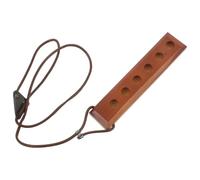 OHPHCALL Tope Antideslizante de Madera para Cello 6 Orificios | Distribuye la Presión, Evita Deslizamientos, Color Marrón, Incluye Cuerda, para Concierto y Escenario
