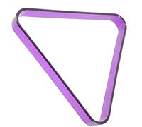 OHPHCALL Triángulo de Billar Soporte para Bolas de Billar Plástico Púrpura Diseño Estable y Sala de Juegos en Casa