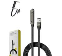 Ohphnt 2-in-1 Invisible Holder Charger Cable with Stand, 240W Fast Invisible Holder Charger, Nylon Braided Cable 1.5M, for Smartphones,Tablets,Laptops-USB A to USB C