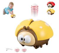Ohphnt Hanging Ladybug Ball Toy,Ladybug Blowing Ball Toys,Cute Animal Puzzle Toy, Interactive Safe Ladybugs Kit with 2 Balls,Educational Ladybugs Sensory Toys Set USB Rechargeable,fors Boys & Girls-B