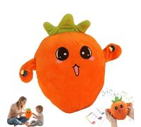 Ohphnt Interactive Music Plush Toy,Interactive Banana - Soft Sensory Music Plush with Sounds,Fruit Stuffed Animal For Parent-Child Play, Fun Sound-Activated Rhythm Piano Doll(A)