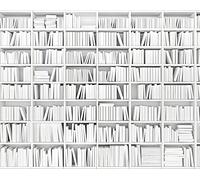 OhPopsi Library Wall Mural de Pared Grande de Biblioteca, Papel, 56.5x10x10 cm