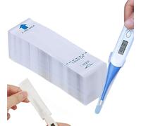 OHREN 100 Piezas Cubre Sonda para Termómetro Digital, Universal para Termómetro Electrónico, Uso en Axila, Oral y Rectal, termometro Fiebre, termometro Bebe