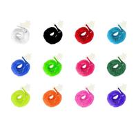 OHREN 12 Piezas Juguete Gusano Fuzzy, Oruga Mágica, Magic Worm, Gusano Mágico, Twisty Gusano Encantado, Wiggly Worm, Para Magia Callejera, Juguete para Entrenamiento de Gatos (Multicolor)