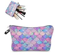 OHREN 1pcs Estuche de Papelería para Niñas, Neceser de Viaje, Accesorios de Sirena, Estuche de Papelería Sirena, Regalo Bonito para Mujeres